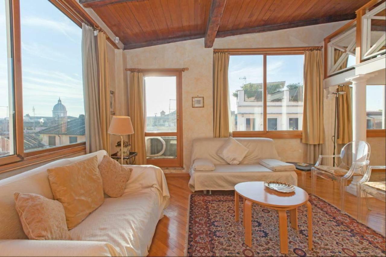 Amazing Panoramic Artist'S Loft Spanish Steps Roma Exterior foto